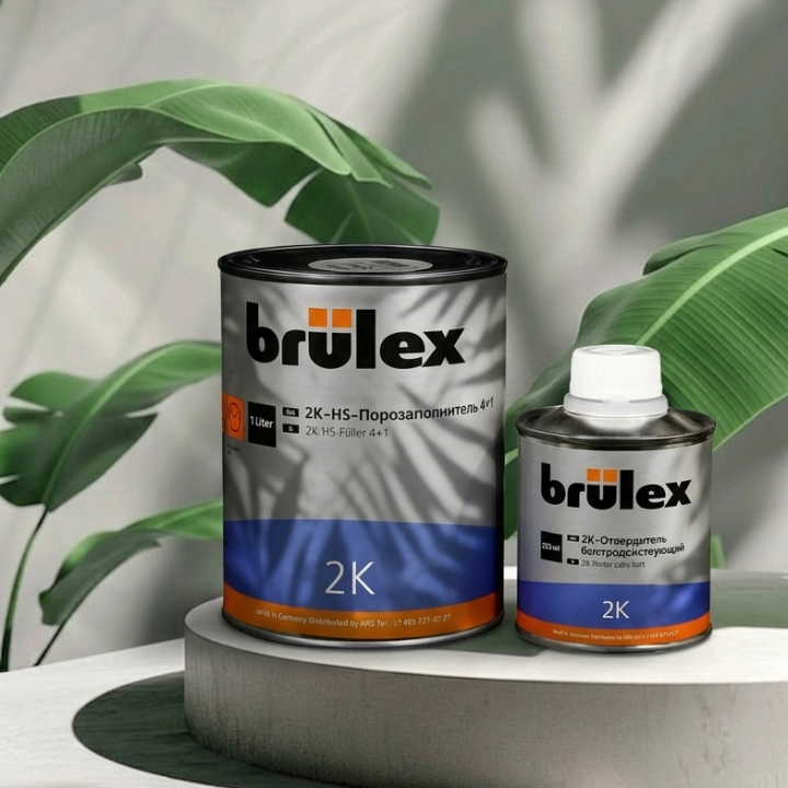 Brulex 2К HS Грунт-порозаполнитель (белый) 4:1