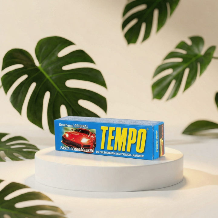 Универсальная среднеабразивная полировальная паста «Tempo» Original для старых машин