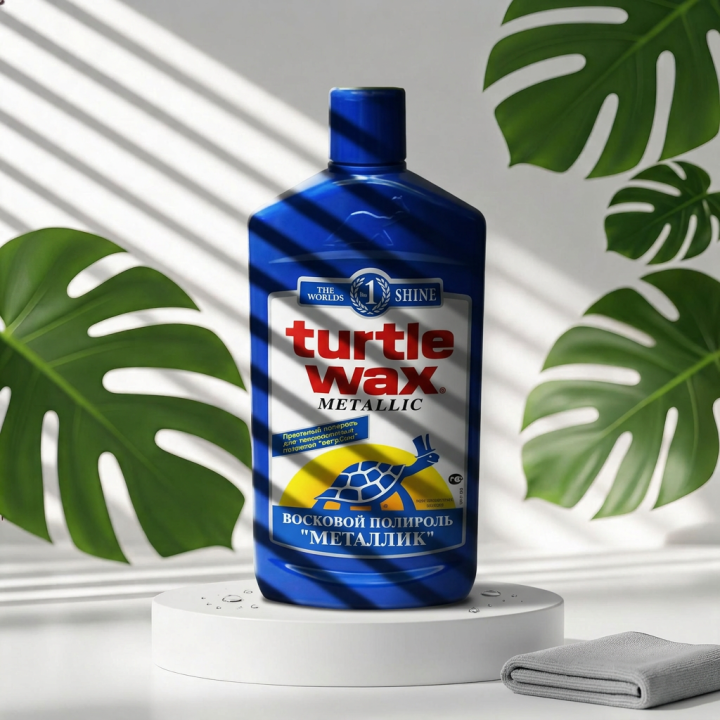 Восковой полироль «Turtle Wax» Металлик