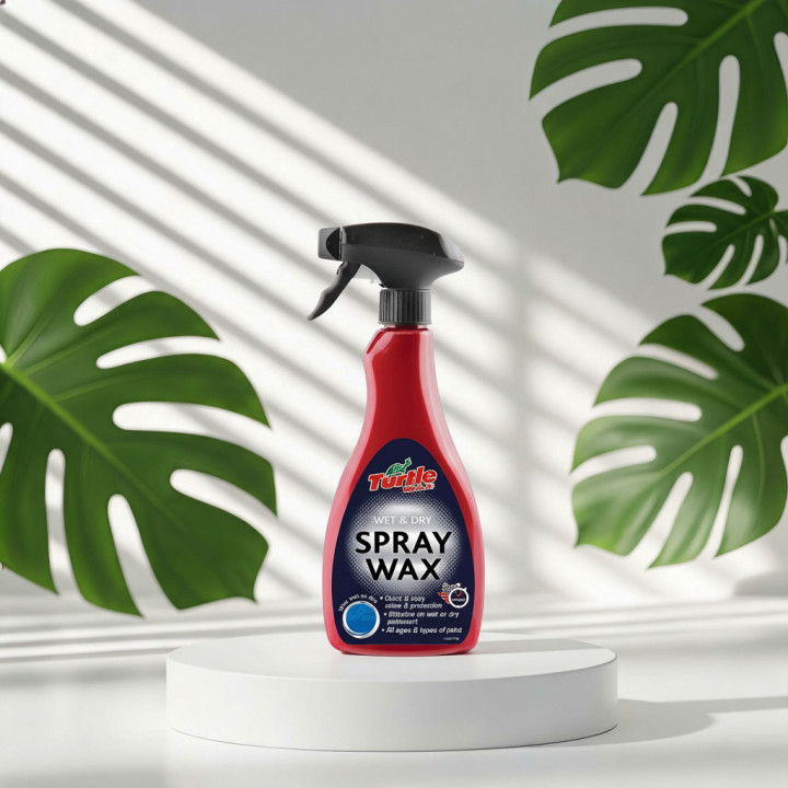 Восковый спрей «Turtle Wax» для сухого и влажного покрытий Wet&Dry Spray Wax