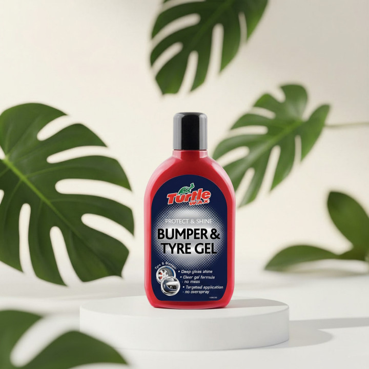 Полироль-гель «Turtle Wax» для бампера и шин Protect&Shine Bumper&Tyre Gel