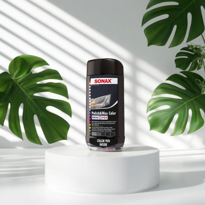 Цветной полироль с воском Sonax Polish&Wax Color