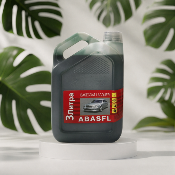 Краска BASF в канистре и на разлив